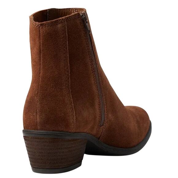 Josef Seibel Womens Daphne 44 Booties EU 38 US 7-7.5M Brown Velour Leather NWOB - Picture 3 of 13